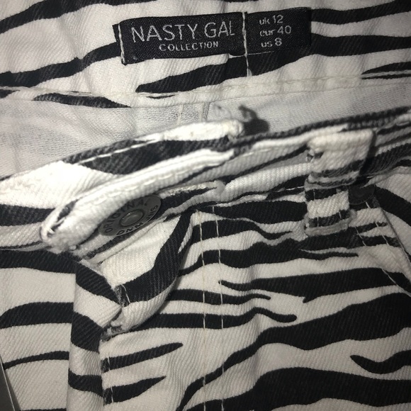Nasty gal zebra skirt - Picture 3 of 4